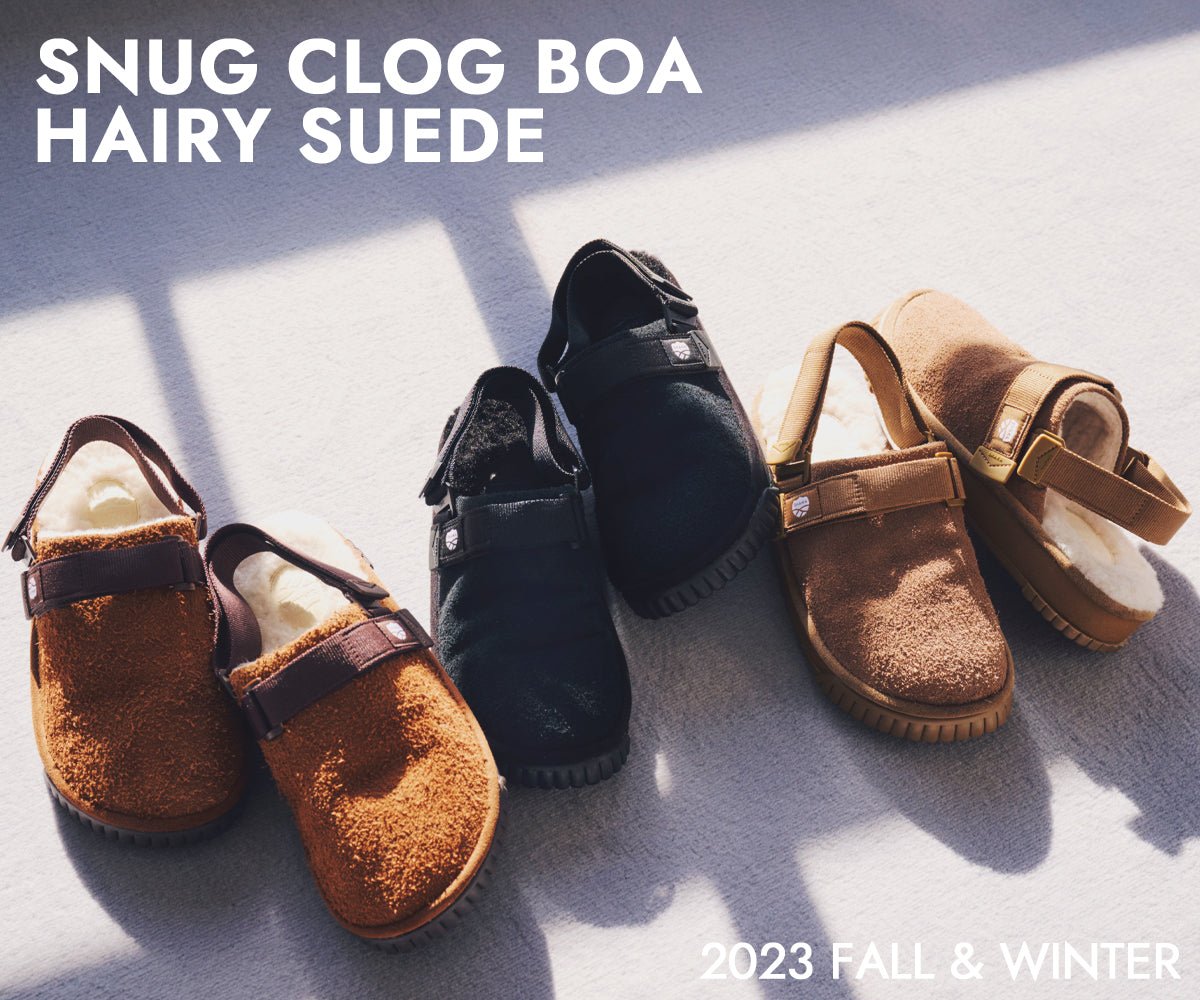 ー23FW-SNUG CLOG BOA HAIRY SUEDEー – SHAKA(シャカ)公式オンラインストア