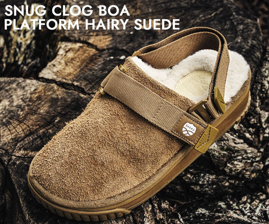 ー23FW-SNUG CLOG BOA PLATFORM HAIRY SUEDEー - SHAKA(シャカ)公式オンラインストア