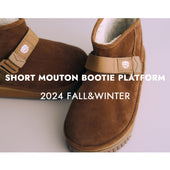 ー24FW-SHORT MOUTON BOOTIE PLATFORMー - SHAKA(シャカ)公式オンラインストア