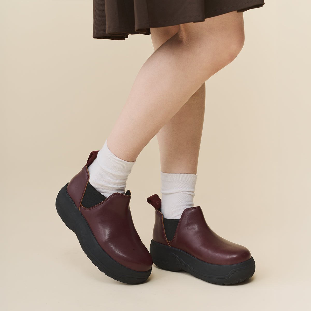 [予約/10月下旬入荷予定] SHAKA ショート丈サイドゴアブーツSHORT CHELSEA EVOL CHUNKY [レディース][2026 秋冬] SK-336 - SHAKA(シャカ)公式オンラインストア