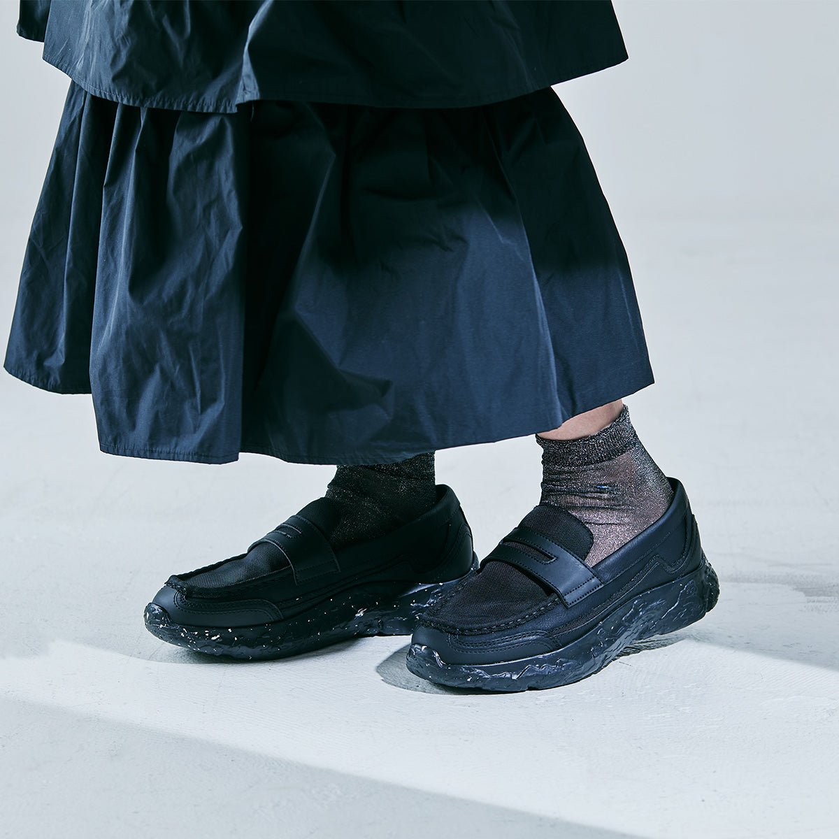 [予約/10月下旬入荷予定]SHAKA スニーカーローファーBLK METEOR LOAFER SXL [メンズ/レディース][2025 秋冬] SK - 330 - SHAKA(シャカ)公式オンラインストア