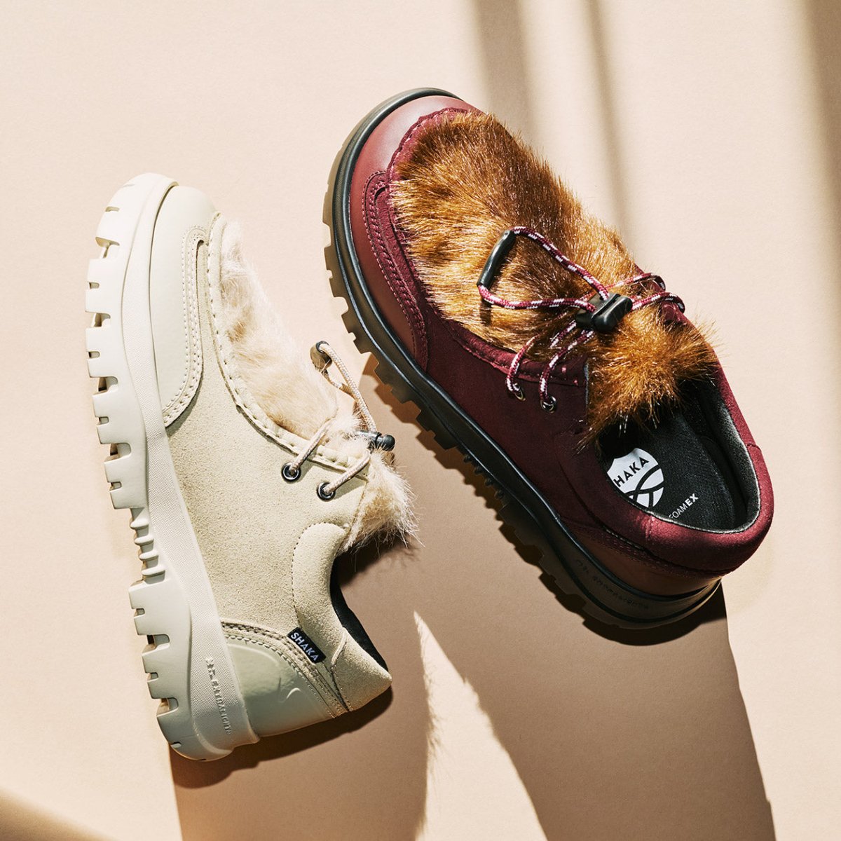 [予約/10月下旬入荷予定]SHAKA ファー付きチロルモックシューズ TRAIL TYROL FUR MOC EX [メンズ/レディース][2025 秋冬] SK - 327 - SHAKA(シャカ)公式オンラインストア