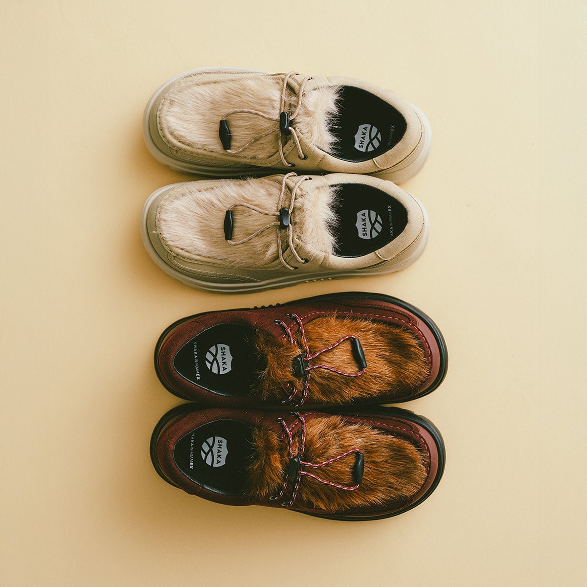 [予約/10月下旬入荷予定]SHAKA ファー付きチロルモックシューズ TRAIL TYROL FUR MOC EX [メンズ/レディース][2025 秋冬] SK - 327 - SHAKA(シャカ)公式オンラインストア