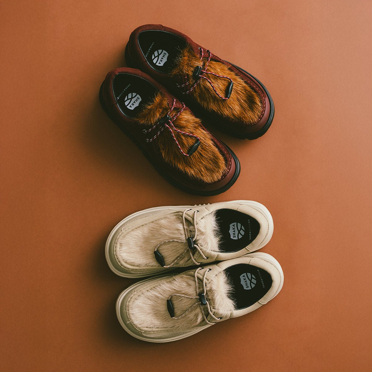 [予約/10月下旬入荷予定]SHAKA ファー付きチロルモックシューズ TRAIL TYROL FUR MOC EX [メンズ/レディース][2025 秋冬] SK - 327 - SHAKA(シャカ)公式オンラインストア