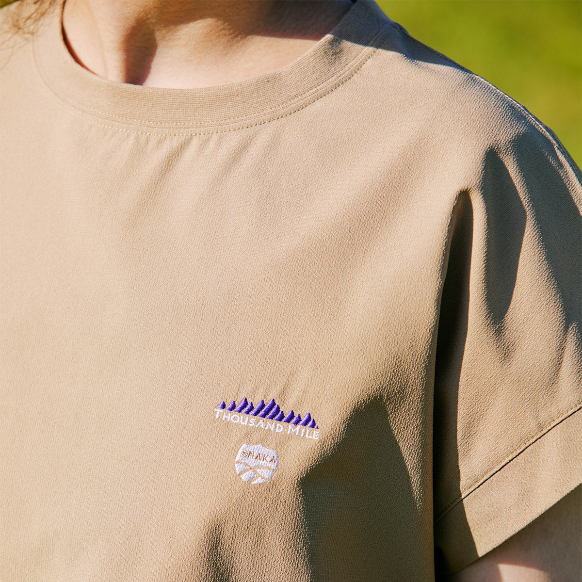 [販路限定][コラボ]SHAKA×THOUSAND MILE フレンチスリーブシャツ＆ワイドパンツ セットアップ [レディース][2025 春夏] SK-SG008TM