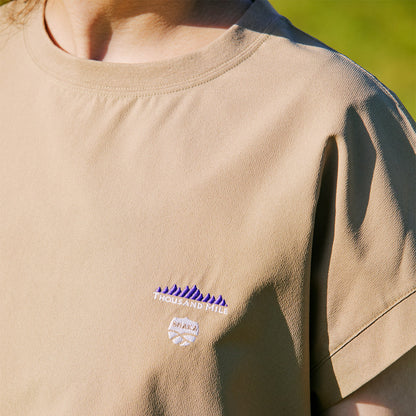 [販路限定][コラボ]SHAKA×THOUSAND MILE フレンチスリーブシャツ＆ワイドパンツ セットアップ [レディース][2025 春夏] SK-SG008TM