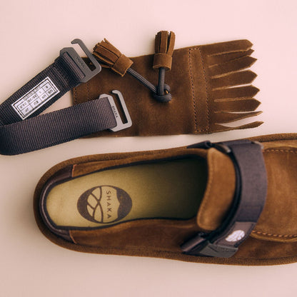 [予約/4月下旬入荷予定] SHAKA ミュールサンダル MOC MULE TASSEL SUEDE [メンズ/レディース][2026 春夏][SK - 296] - SHAKA(シャカ)公式オンラインストア