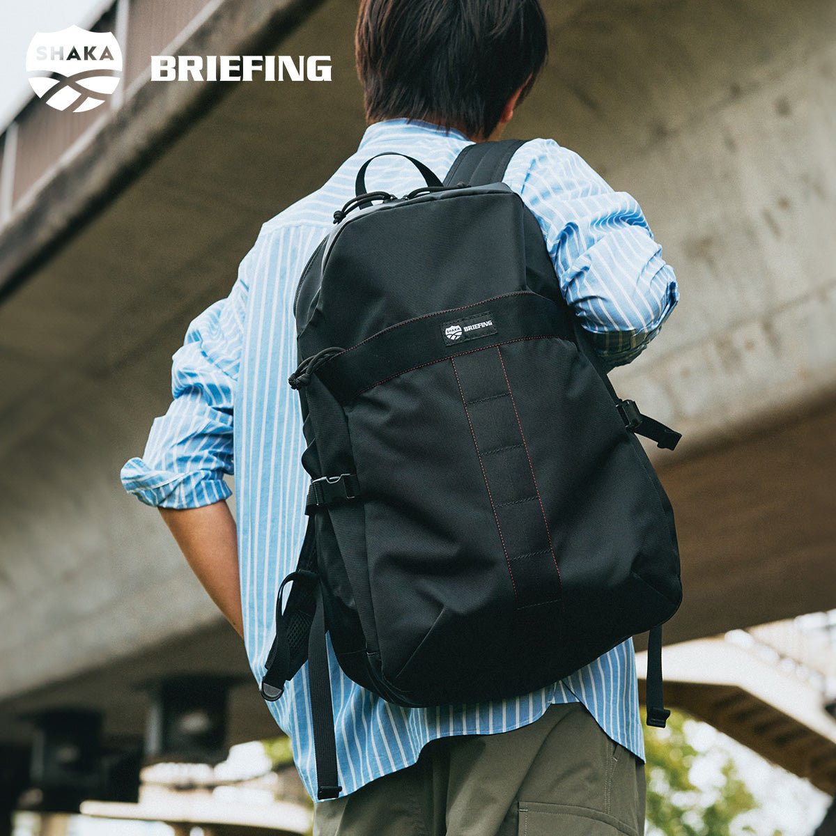 [コラボ]SHAKA(シャカ)×BRIEFING(ブリーフィング) バックパック LIGHT PACK [メンズ/レディース] SK - SG007BR - SHAKA(シャカ)公式オンラインストア