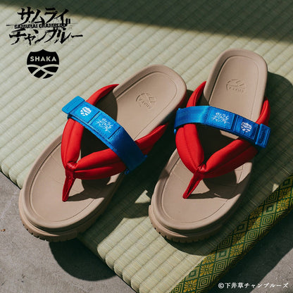7月10日[コラボ] SHAKA 鼻緒サンダル CAMP BAY PARA BF for SAMURAI CHAMPLOO [メンズ/レディース][2026 春夏][SK-271V3SC] - SHAKA(シャカ)公式オンラインストア