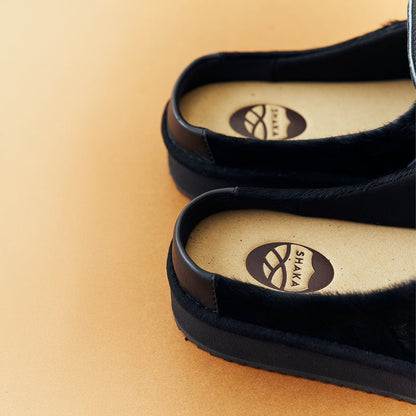 【予約/9月下旬入荷予定】 SHAKA キルトタッセル付きミュールサンダルMOC MULE TASSEL COWHAIR [メンズ/レディース][2026 秋冬] SK-339 - SHAKA(シャカ)公式オンラインストア