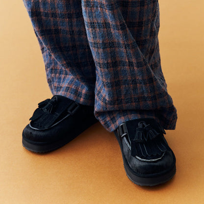 【予約/9月下旬入荷予定】 SHAKA キルトタッセル付きミュールサンダルMOC MULE TASSEL COWHAIR [メンズ/レディース][2026 秋冬] SK-339 - SHAKA(シャカ)公式オンラインストア