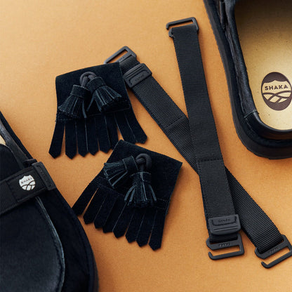 【予約/9月下旬入荷予定】 SHAKA キルトタッセル付きミュールサンダルMOC MULE TASSEL COWHAIR [メンズ/レディース][2026 秋冬] SK-339 - SHAKA(シャカ)公式オンラインストア