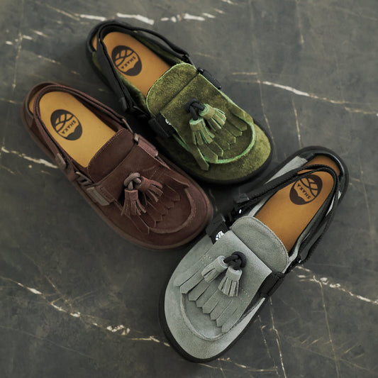[予約/9月下旬入荷予定] SHAKA ミュールサンダル MOC MULE TASSEL SUEDE [メンズ/レディース][2026 秋冬][SK-296] - SHAKA(シャカ)公式オンラインストア