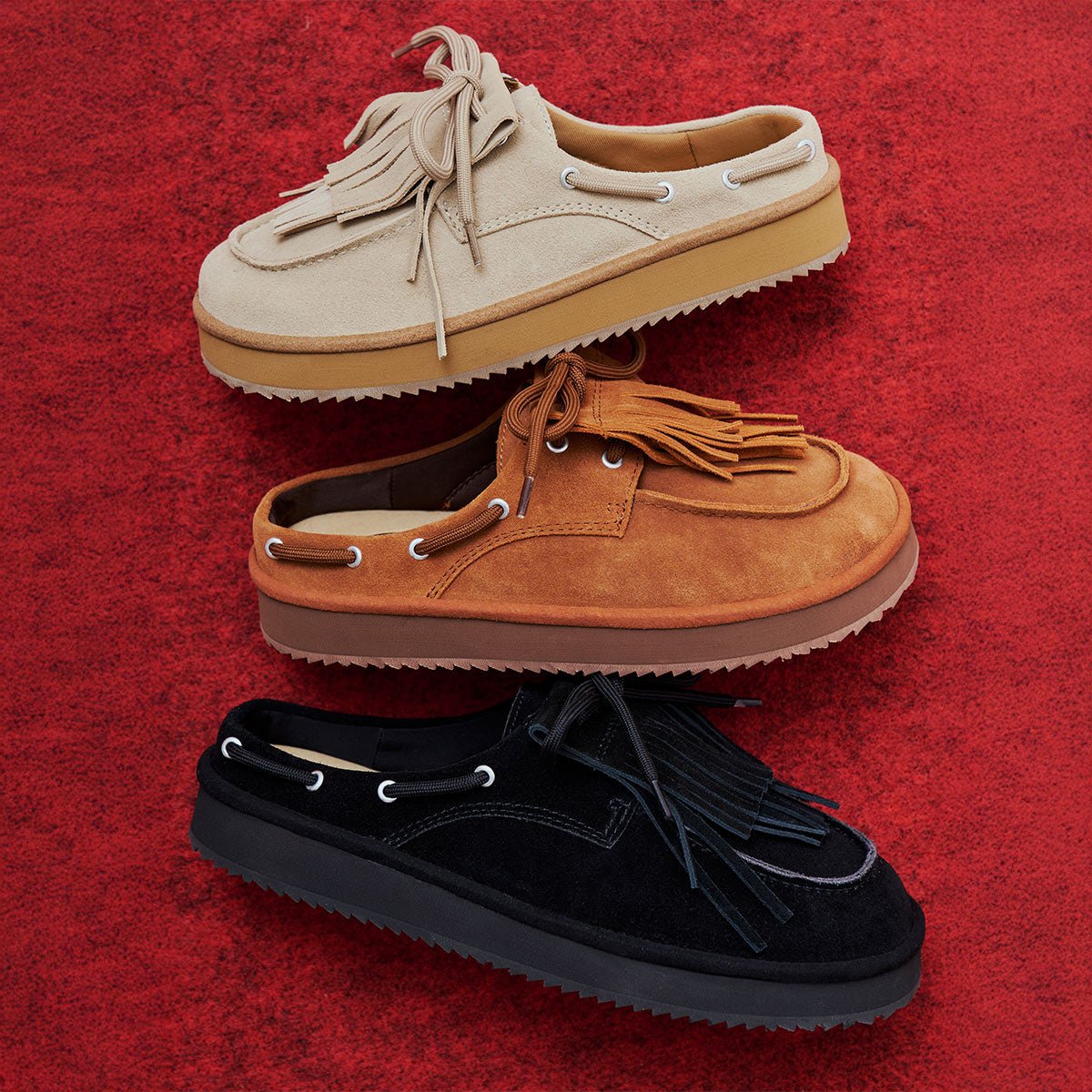 [予約/9月下旬入荷予定] SHAKA ミュールサンダル TIPI BOAT MOC MULE SUEDE [メンズ/レディース][2026 秋冬][SK-372] - SHAKA(シャカ)公式オンラインストア