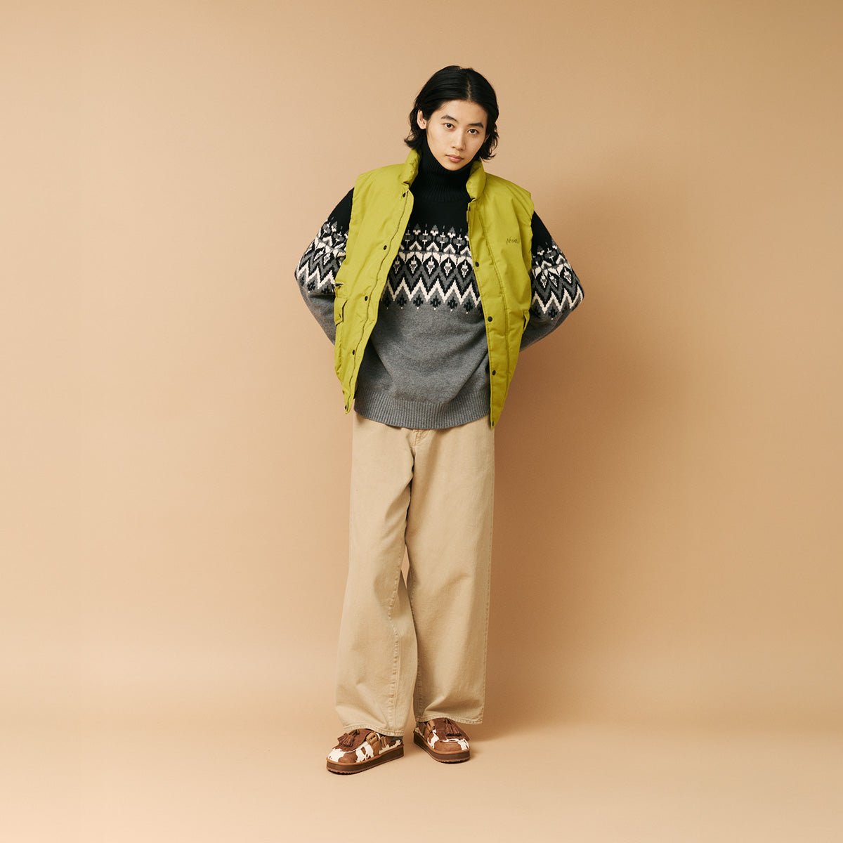 [予約/9月下旬入荷予定]SHAKA キルトタッセル付きミュールサンダルMOC MULE TASSEL COWHAIR [メンズ/レディース][2025 秋冬] SK - 339 - SHAKA(シャカ)公式オンラインストア