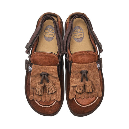 [予約/9月下旬入荷予定]SHAKA キルトタッセル付きミュールサンダルMOC MULE TASSEL COWHAIR [メンズ/レディース][2025 秋冬] SK - 339 - SHAKA(シャカ)公式オンラインストア