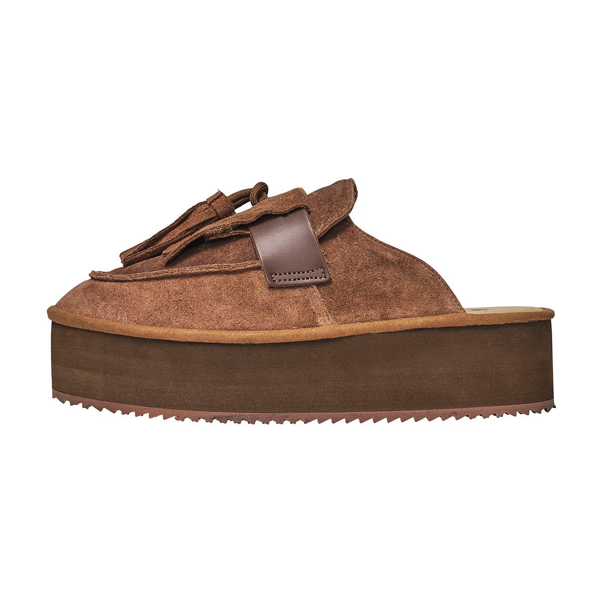 SHAKA キルトタッセル付き厚底ミュールサンダルTASSEL LOAFER MULE 