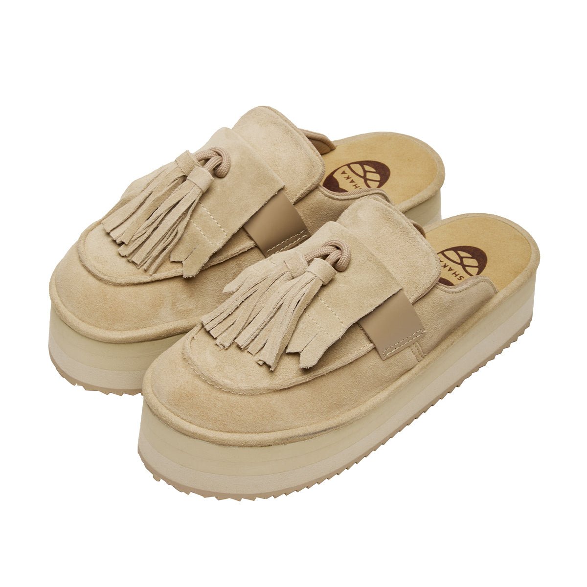 [予約/9月下旬入荷予定]SHAKA キルトタッセル付き厚底ミュールサンダルTASSEL LOAFER MULE PLATFORM [レディース][2025 秋冬] SK - 340 - SHAKA(シャカ)公式オンラインストア
