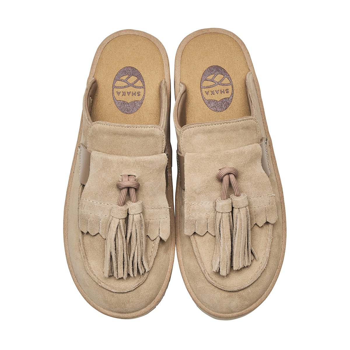 SHAKA キルトタッセル付き厚底ミュールサンダルTASSEL LOAFER MULE SHAKA キルトタッセル付き厚底ミュールサンダルTASSEL LOAFER MULE