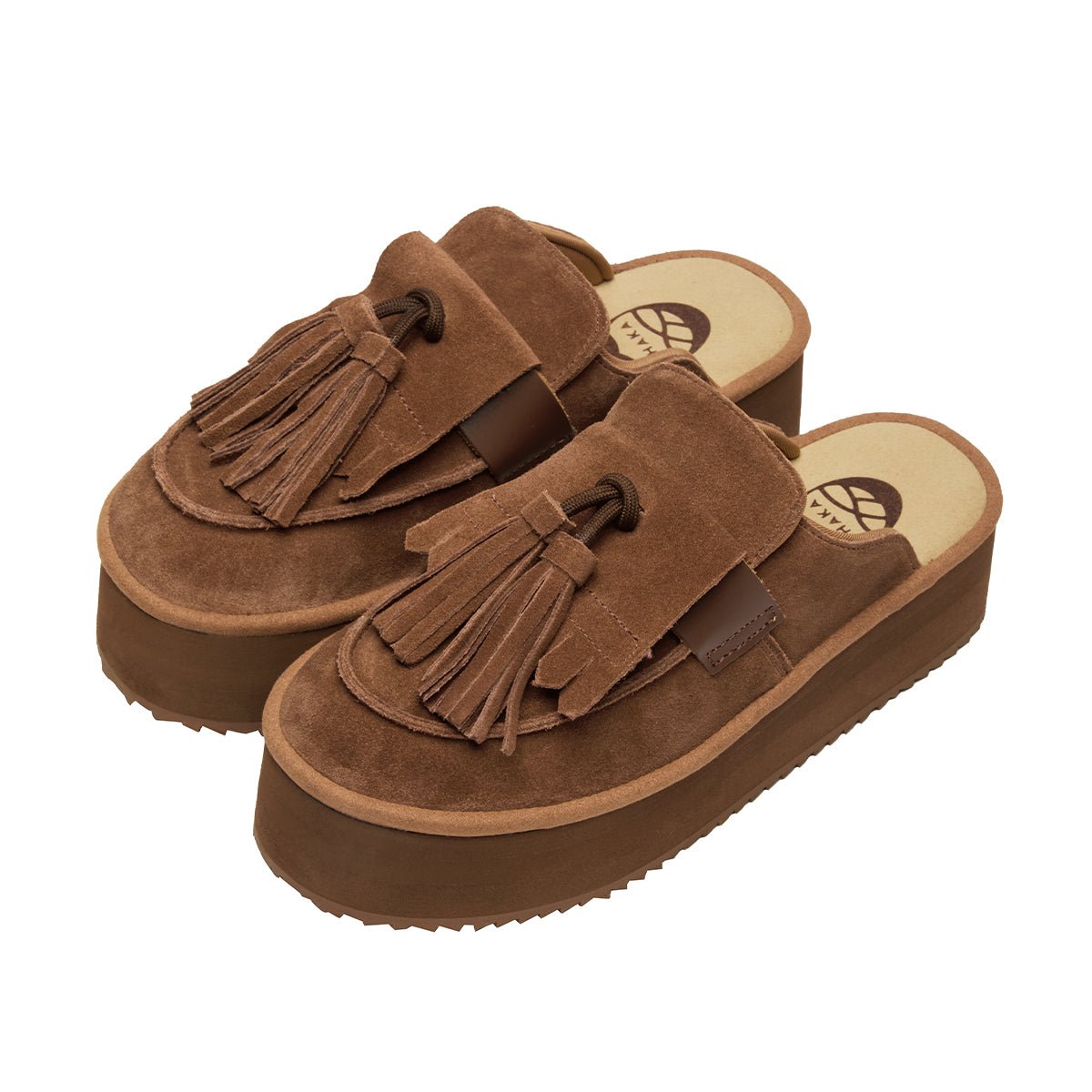 SHAKA キルトタッセル付き厚底ミュールサンダルTASSEL LOAFER SHAKA キルトタッセル付き厚底ミュールサンダルTASSEL LOAFER