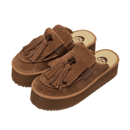 [予約/9月下旬入荷予定]SHAKA キルトタッセル付き厚底ミュールサンダルTASSEL LOAFER MULE PLATFORM [レディース][2025 秋冬] SK - 340 - SHAKA(シャカ)公式オンラインストア