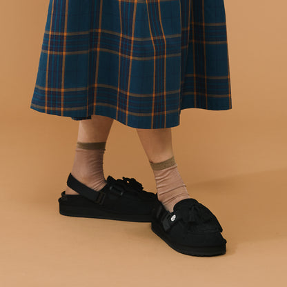 [予約/9月下旬入荷予定] SHAKA ミュールサンダル MOC MULE TASSEL SUEDE [メンズ/レディース][2026 秋冬][SK-296]