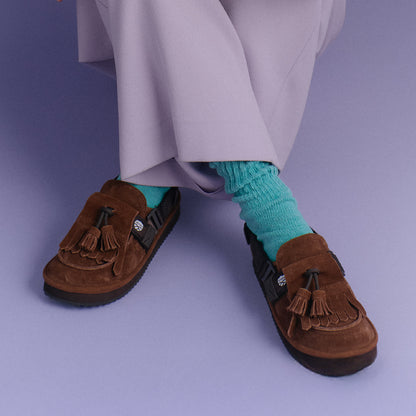 [予約/9月下旬入荷予定] SHAKA ミュールサンダル MOC MULE TASSEL SUEDE [メンズ/レディース][2026 秋冬][SK-296]