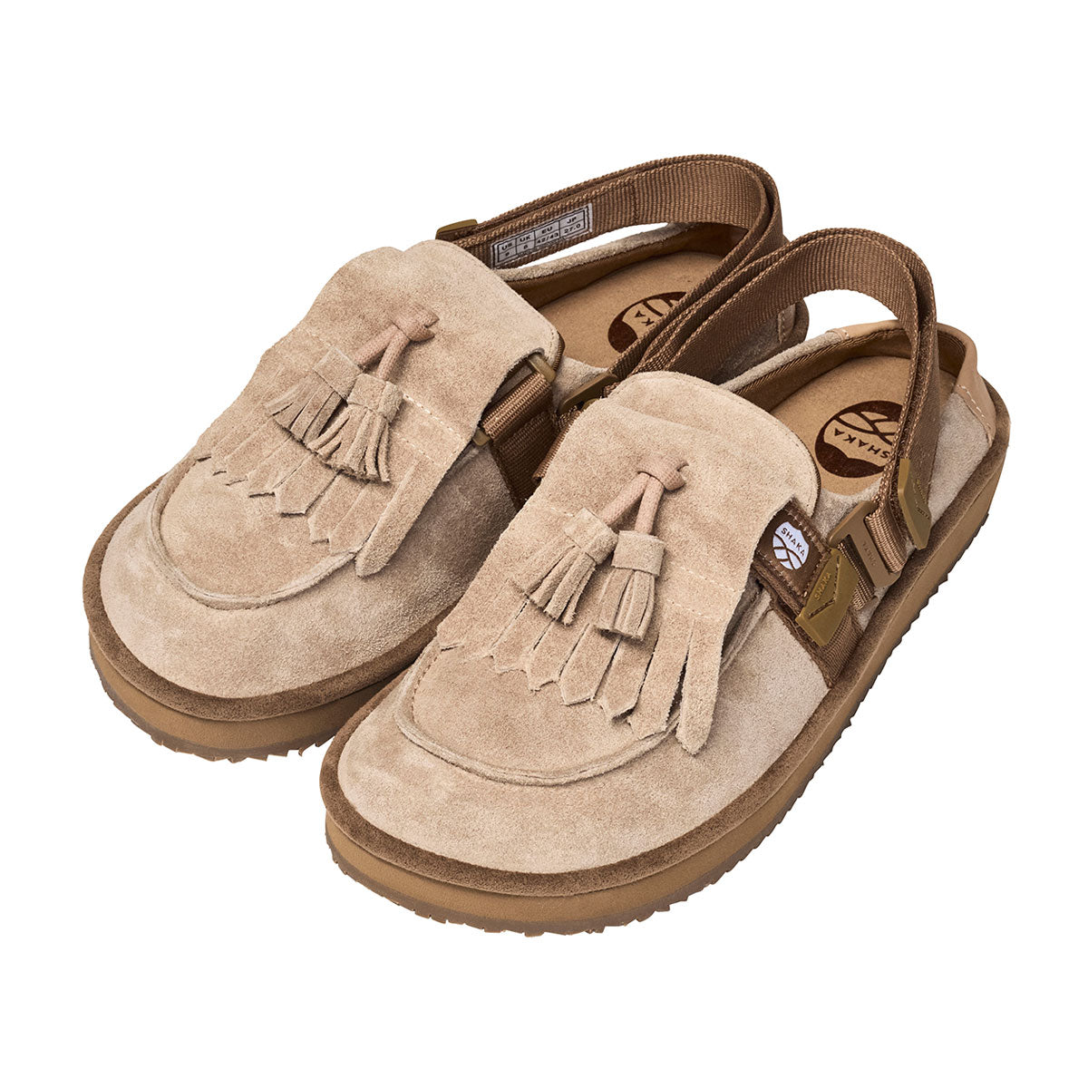 SHAKA キルトタッセル付きミュールサンダルMOC MULE TASSEL SUEDE [メンズ/レディース][2025 秋冬] SK-296