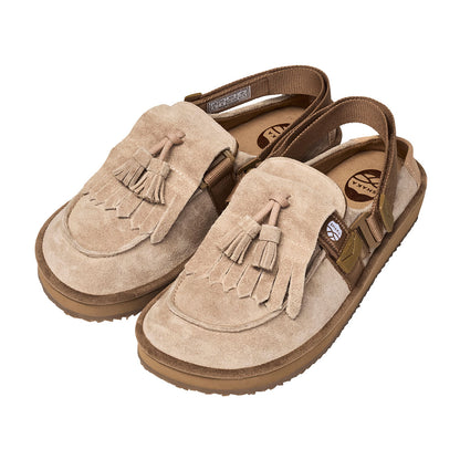 SHAKA キルトタッセル付きミュールサンダルMOC MULE TASSEL SUEDE [メンズ/レディース][2025 秋冬] SK-296