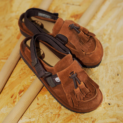 [予約/9月下旬入荷予定] SHAKA ミュールサンダル MOC MULE TASSEL SUEDE [メンズ/レディース][2026 秋冬][SK-296]