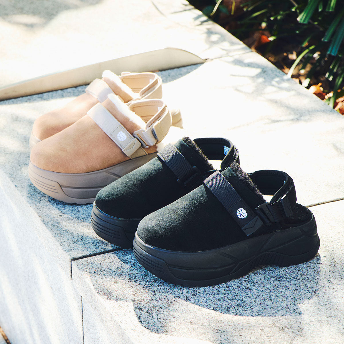 SHAKA 厚底クロッグサンダルSNUG CLOG MOUTON CHUNKY [レディース][2025 秋冬] SK-300