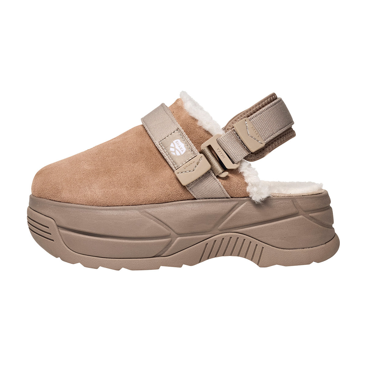 SHAKA 厚底クロッグサンダルSNUG CLOG MOUTON CHUNKY [レディース