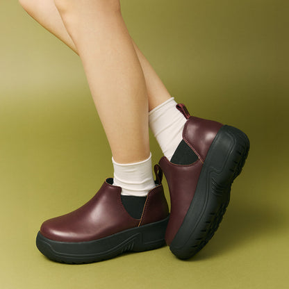 SHAKA ショート丈サイドゴアブーツSHORT CHELSEA EVOL CHUNKY [レディース][2025 秋冬] SK-336