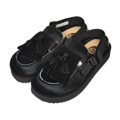 SHAKA キルトタッセル付きミュールサンダルMOC MULE TASSEL COWHAIR [メンズ/レディース][2026 秋冬] SK-339