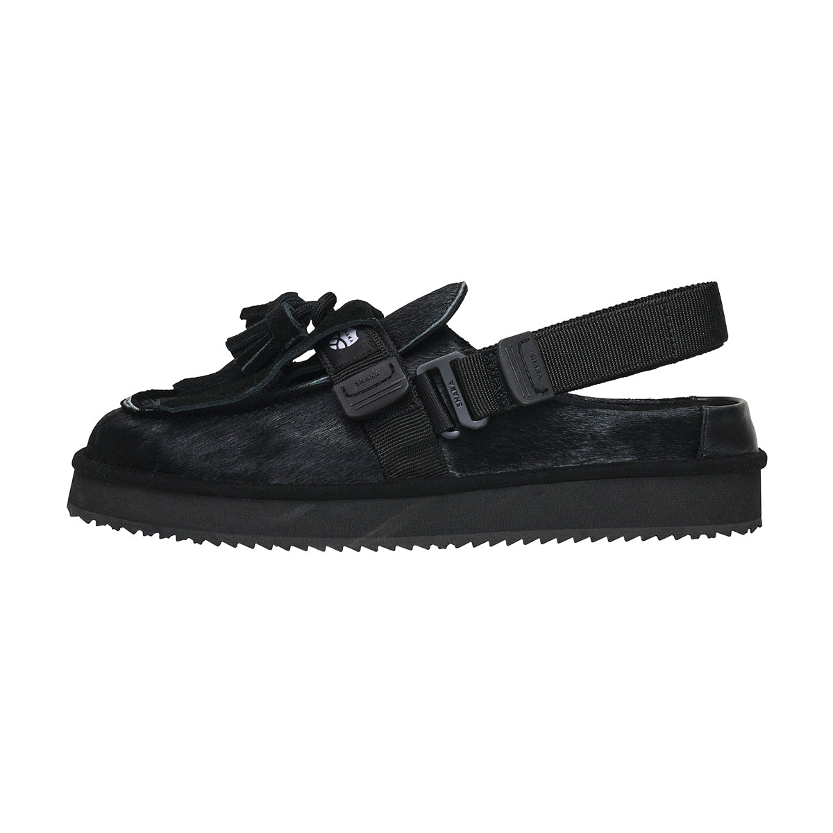 SHAKA キルトタッセル付きミュールサンダルMOC MULE TASSEL COWHAIR [メンズ/レディース][2026 秋冬] SK-339