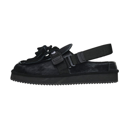SHAKA キルトタッセル付きミュールサンダルMOC MULE TASSEL COWHAIR [メンズ/レディース][2026 秋冬] SK-339