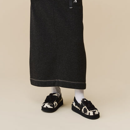 【予約/9月下旬入荷予定】 SHAKA キルトタッセル付きミュールサンダルMOC MULE TASSEL COWHAIR [メンズ/レディース][2026 秋冬] SK-339