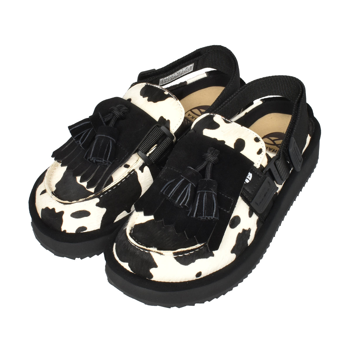 SHAKA キルトタッセル付きミュールサンダルMOC MULE TASSEL COWHAIR [メンズ/レディース][2026 秋冬] SK-339