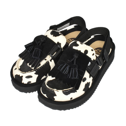 SHAKA キルトタッセル付きミュールサンダルMOC MULE TASSEL COWHAIR [メンズ/レディース][2026 秋冬] SK-339