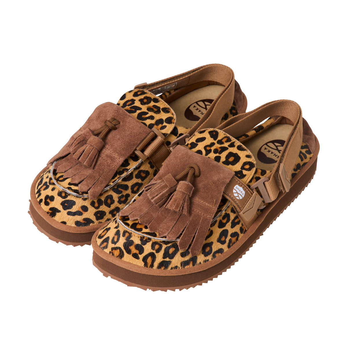 【予約/9月下旬入荷予定】 SHAKA キルトタッセル付きミュールサンダルMOC MULE TASSEL COWHAIR [メンズ/レディース][2026 秋冬] SK-339