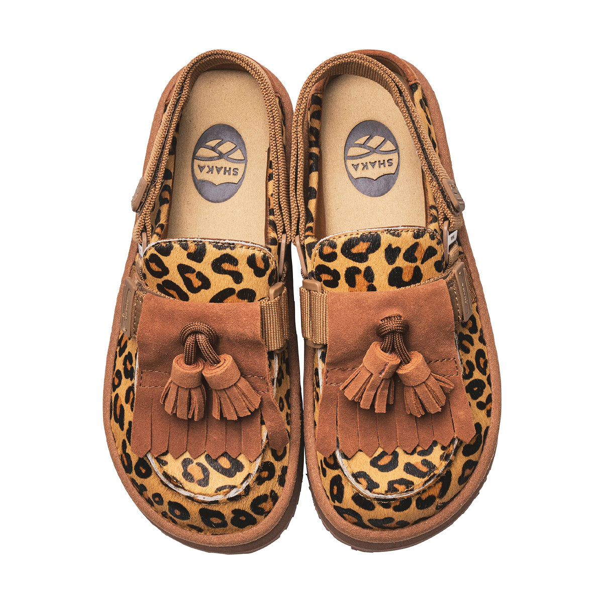SHAKA キルトタッセル付きミュールサンダルMOC MULE TASSEL COWHAIR [メンズ/レディース][2026 秋冬] SK-339