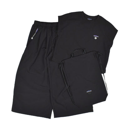 [販路限定][コラボ]SHAKA×THOUSAND MILE フレンチスリーブシャツ＆ワイドパンツ セットアップ [レディース][2025 春夏] SK-SG008TM