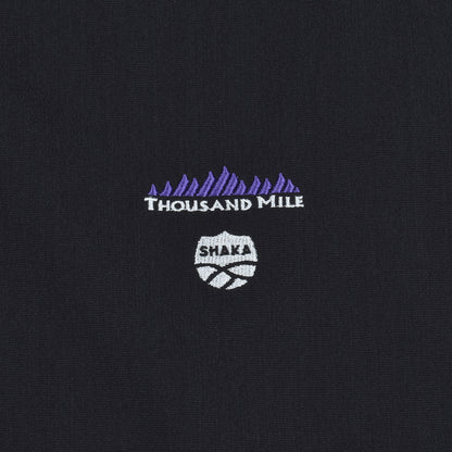 [販路限定][コラボ]SHAKA×THOUSAND MILE フレンチスリーブシャツ＆ワイドパンツ セットアップ [レディース][2025 春夏] SK-SG008TM