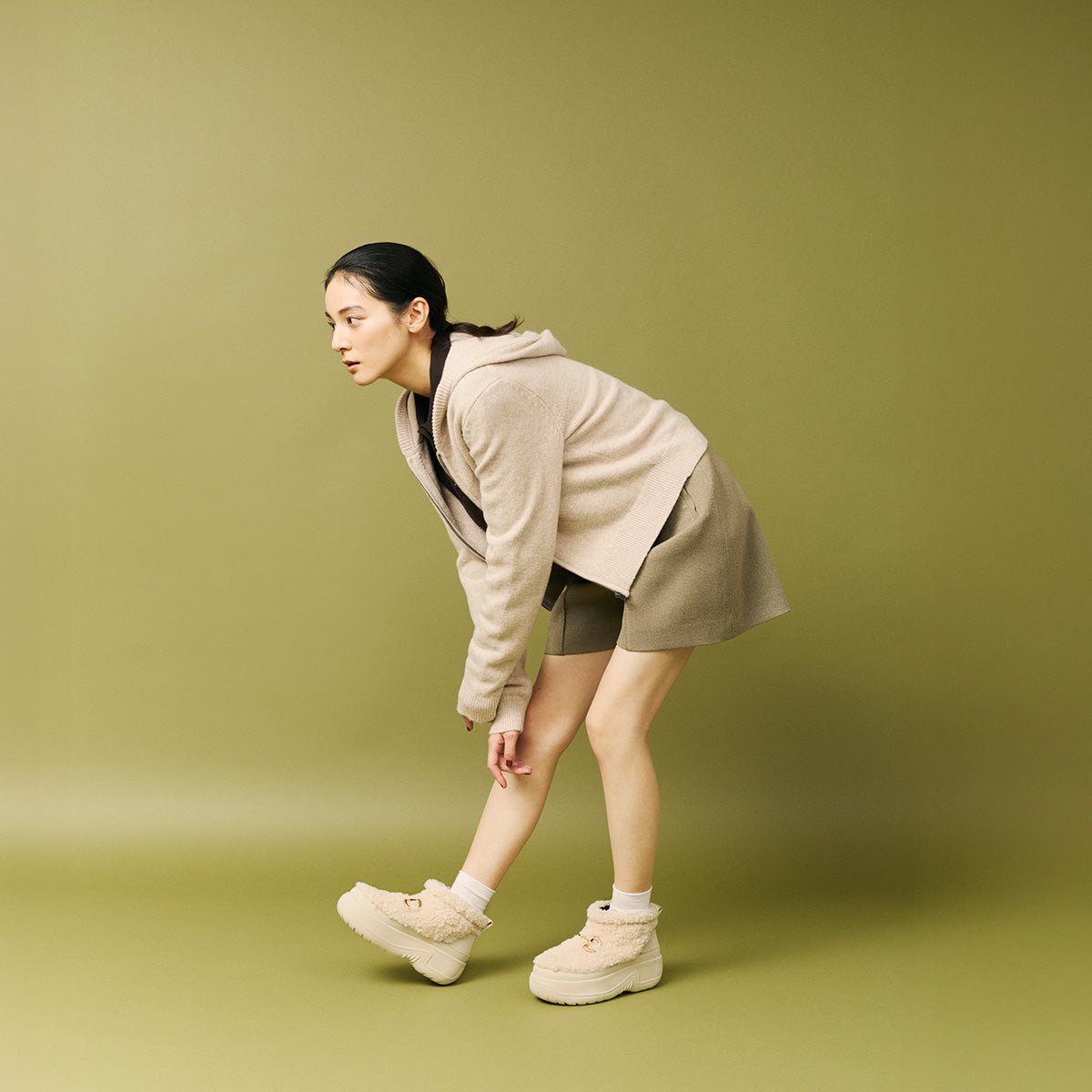 SHAKA ビット付き厚底ボアブーツBIT BOA BOOTIE EVOL CHUNKY