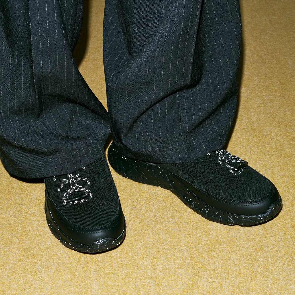 SHAKA テックニットスニーカーBLK METEOR KNIT SXL [メンズ