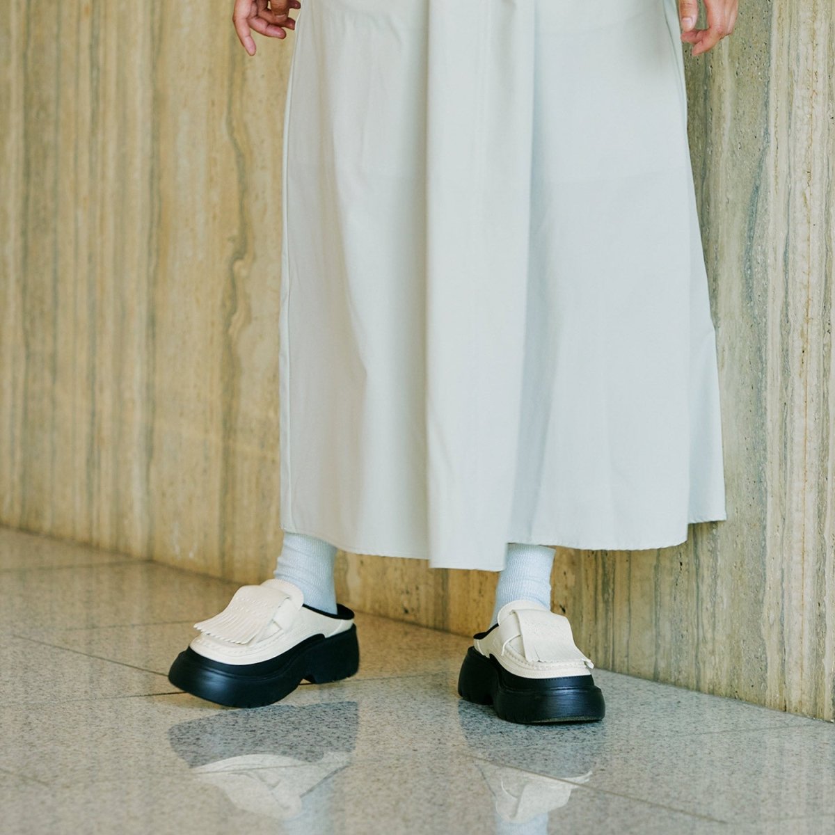 SHAKA 厚底ローファー KILT LOAFER MULE CHUNKY [レディース][2025 春