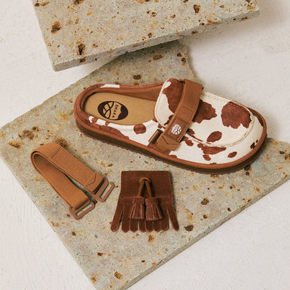 SHAKA キルトタッセル付きミュールサンダルMOC MULE TASSEL COWHAIR [メンズ/レディース][2025 秋冬] SK - 339 - SHAKA(シャカ)公式オンラインストア