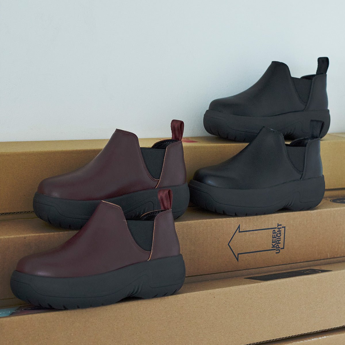 SHAKA ショート丈サイドゴアブーツSHORT CHELSEA EVOL CHUNKY [レディース][2025 秋冬] SK - 336 - SHAKA(シャカ)公式オンラインストア