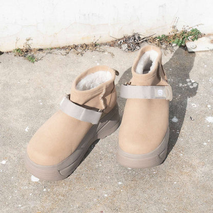 SHAKA 厚底ショートムートンブーツSHORT MOUTON BOOTIE CHUNKY [レディース][2025 秋冬] SK - 299 - SHAKA(シャカ)公式オンラインストア