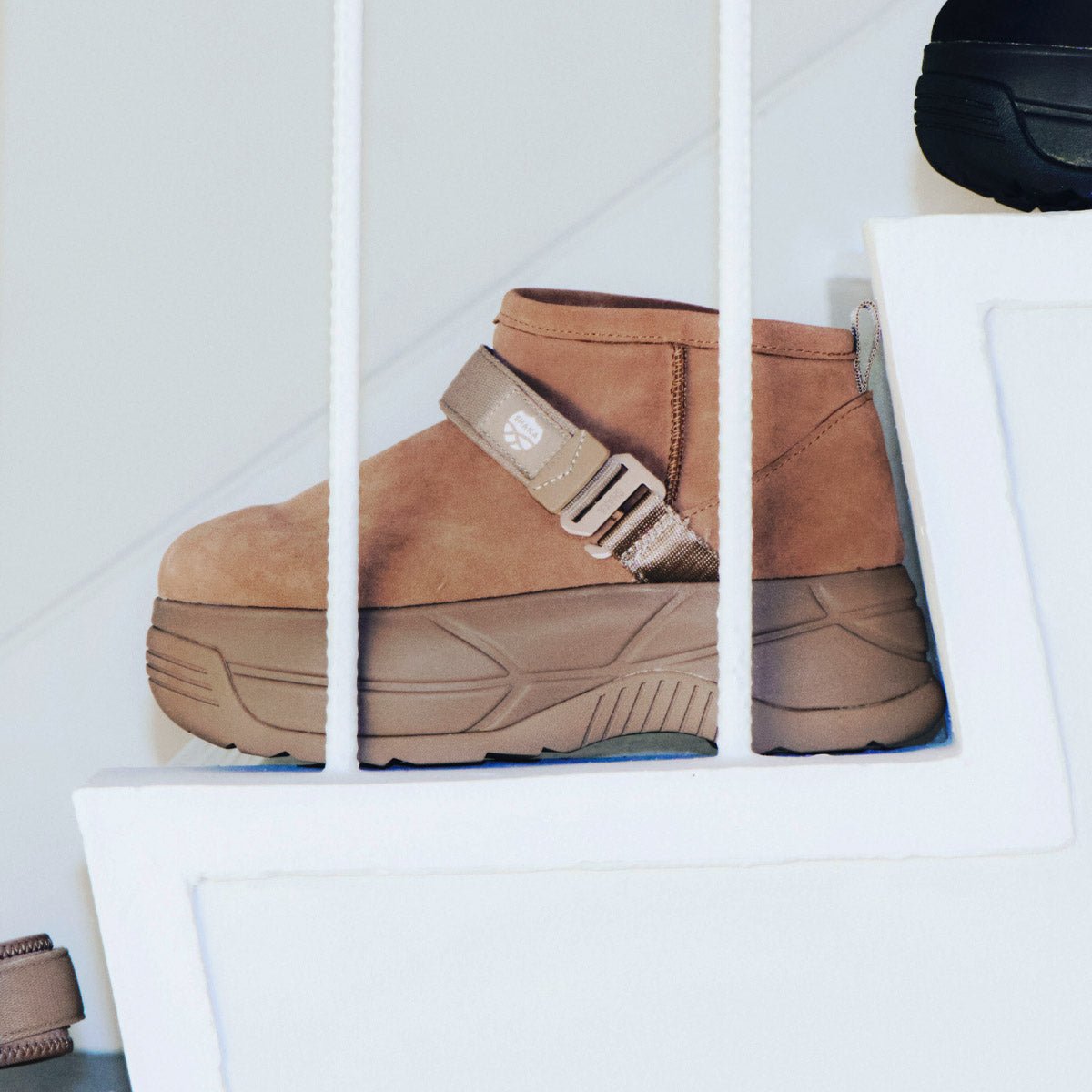 SHAKA 厚底ショートムートンブーツSHORT MOUTON BOOTIE CHUNKY [レディース][2025 秋冬] SK - 299 - SHAKA(シャカ)公式オンラインストア